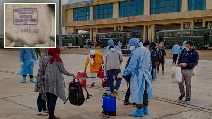 On returning from the US, he was asked to stay quarantined at home,FIR registered against two persons for violation KPM On returning from the US, he was asked to stay quarantined at home,FIR registered against two persons for violation KPM