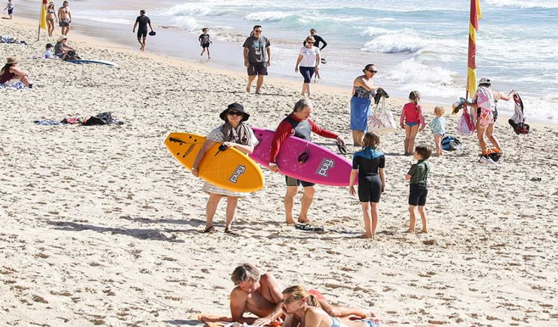 crowd gathered on australian roads and beaches to enjoy during corona outbreak can help spread virus rapidly kph