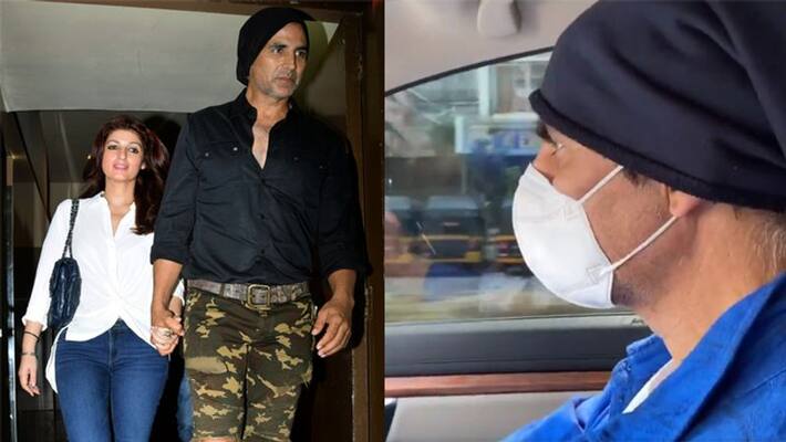 Akshay kumar and twinkle khanna reached hospital in lockdown Akshay kumar and twinkle khanna reached hospital in lockdown