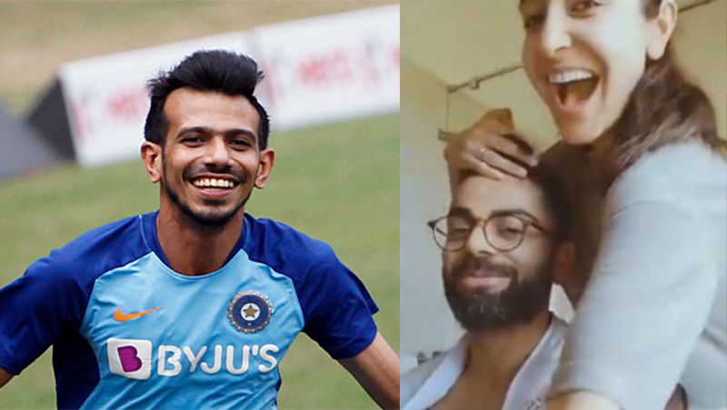 अनुष्का शर्मा ने अपने पति विराट को बाल काटते हुए जो वीडियो शेयर किया था, उस पर चहल ने उन्हें कैंची की जगह सीधे ट्रिमर चलाने की सलाह दी थी और अपने पिता के साथ उन्होंने ऐसा किया है।