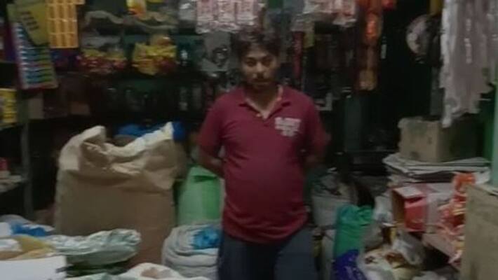Anti socials take away essential commodities from a groccery shop in Dooars Anti socials take away essential commodities from a groccery shop in Dooars