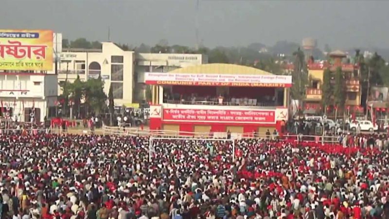 Sabzimandi in cricket stadium in Tripura, people coming to buy meat and fish KPB