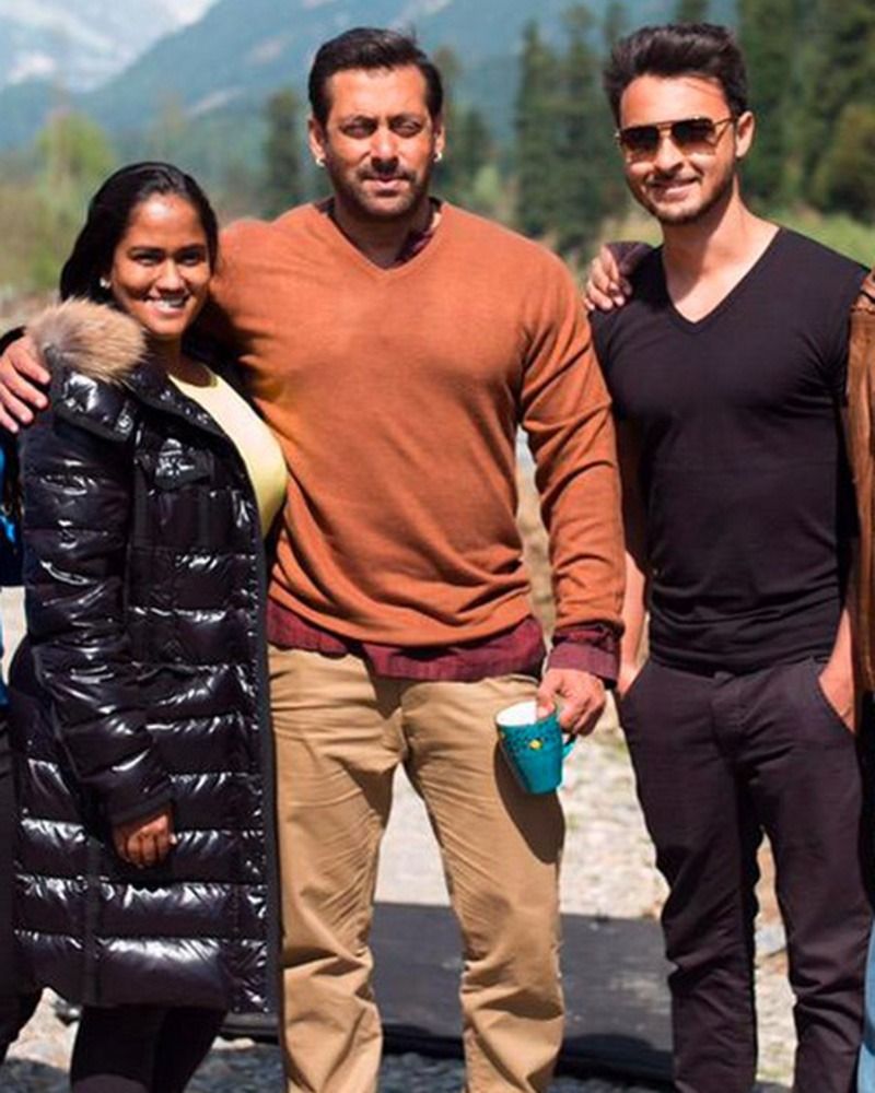 Aayush Sharmaa stirred controversy just before his debut