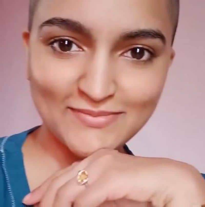 Kannada actress Sukrutha Wagle donates her hair for Cancer patients