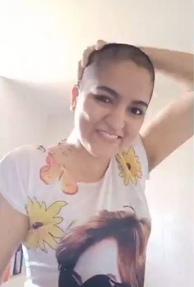 Kannada actress Sukrutha Wagle donates her hair for Cancer patients