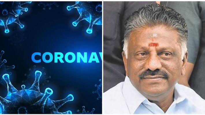 Deputy CM O.Panneerselvam on corona virus Deputy CM O.Panneerselvam on corona virus