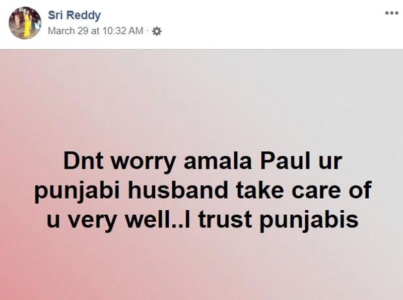 Srireddy Comments on amalapaul