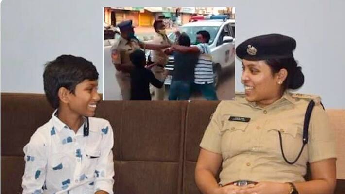 Wanaparthy incident: SP Apoorva rao visits victims house and people hail it as an epitome of friendly policing Wanaparthy incident: SP Apoorva rao visits victims house and people hail it as an epitome of friendly policing