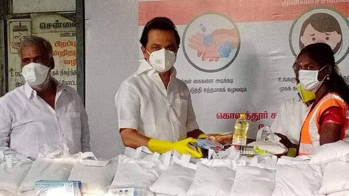 dmk chief stalin gave pest and shops and relief materiel for kollathur peoples dmk chief stalin gave pest and shops and relief materiel for kollathur peoples