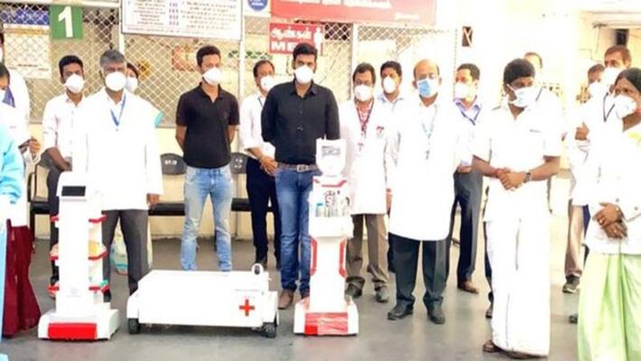 chennai stanley hospital checked robots to help corona patients instead of nurses chennai stanley hospital checked robots to help corona patients instead of nurses