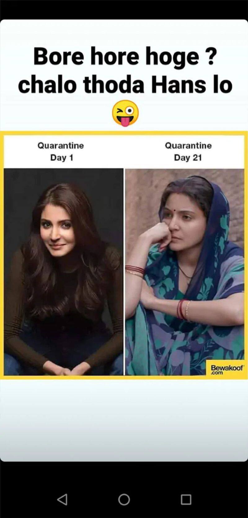 Anushka Sharma's quarantine meme goes viral