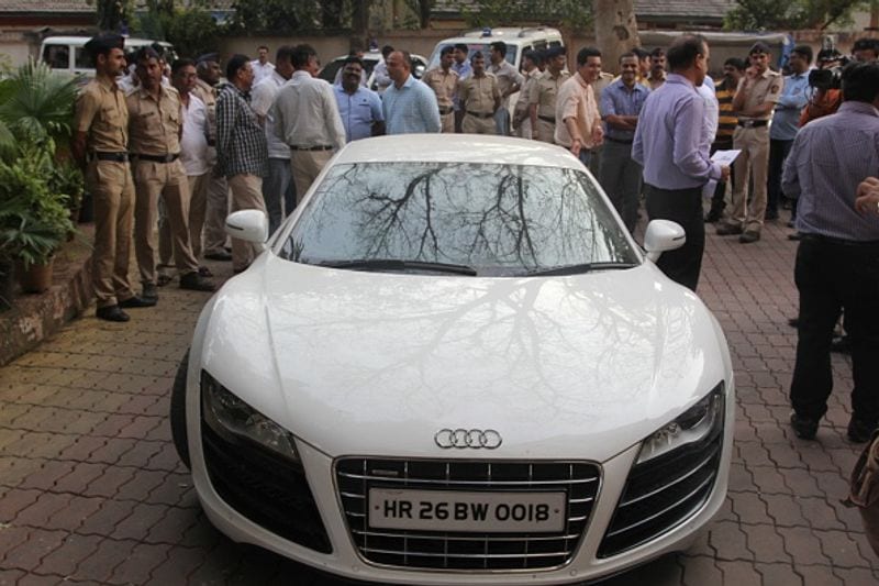 This Audi R8 car was seized in 2016 by Thane Police from the alleged kingpin of the fake Thane Call Centre racket, Ahmedabad-based Sagar Thakkar, 23, also known as Shaggy, which he bought for around Rs. 2.5 crore from Kohli.