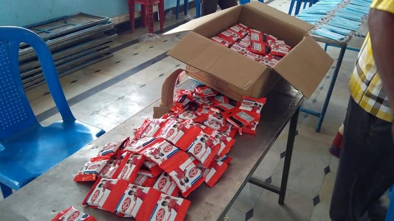 JDS Leader YSV Datta contributes RS 10 lakh food materials to underprivileged people For Lockdown at Kadur