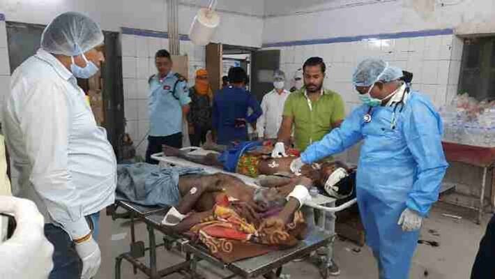 Gun shot on mahadalit family in bhojpur five injured pra Gun shot on mahadalit family in bhojpur five injured pra
