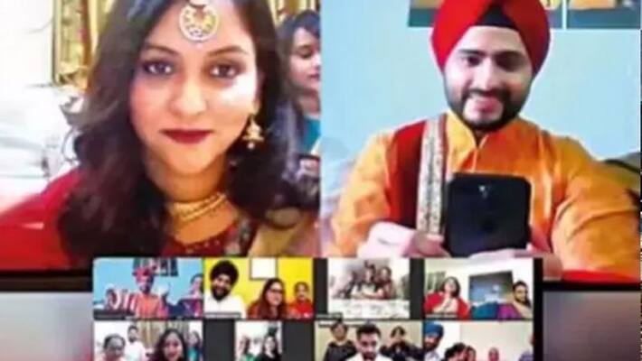 Mumbai groom marriage with his girlfriend on video call in lockdown KPP Mumbai groom marriage with his girlfriend on video call in lockdown KPP