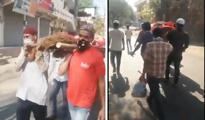 पड़ोसियों ने बताया कि महिला के परिवार में कोई नहीं है। लंबे समय से महिला बीमार चल रही थी। महिला के अंतिम संस्कार को जब कोई नहीं ले गया तो आसपास के मुस्लिम युवा आगे आए।