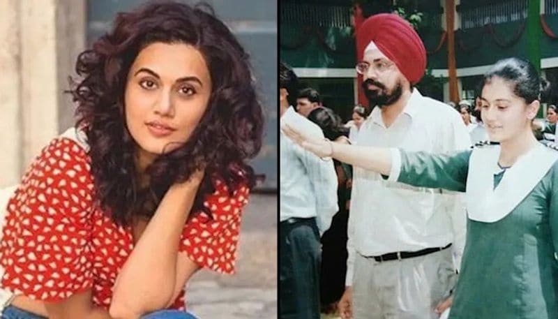Reminiscing her school days, Tapsee Pannu on Tuesday shared a 'major throwback' picture where she was seen taking the pledge as the head girl. The actor shared an inspirational note along with the picture stating "when you wish for something so bad, it can actually come true."