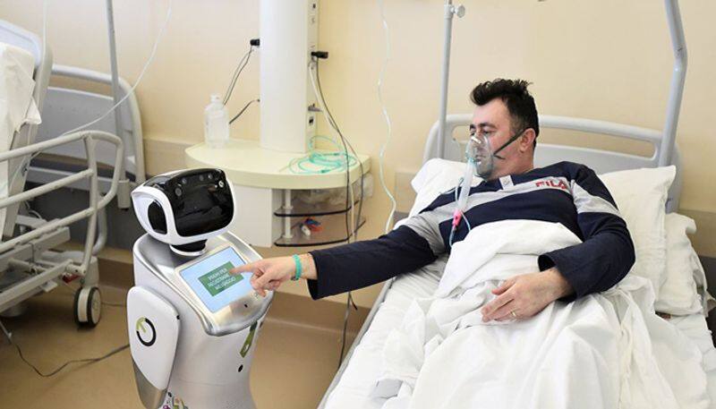 tommy the robot nurse helps keep Italy doctors safe from coronavirus