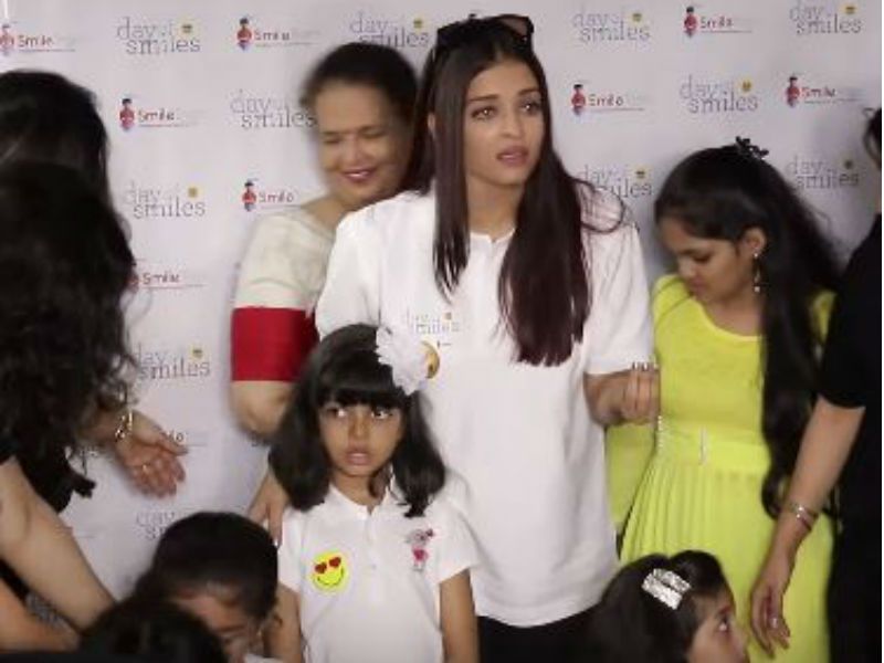The 46-year-old actress decided to sponsor 100 surgeries for children born with cleft lips and palates.