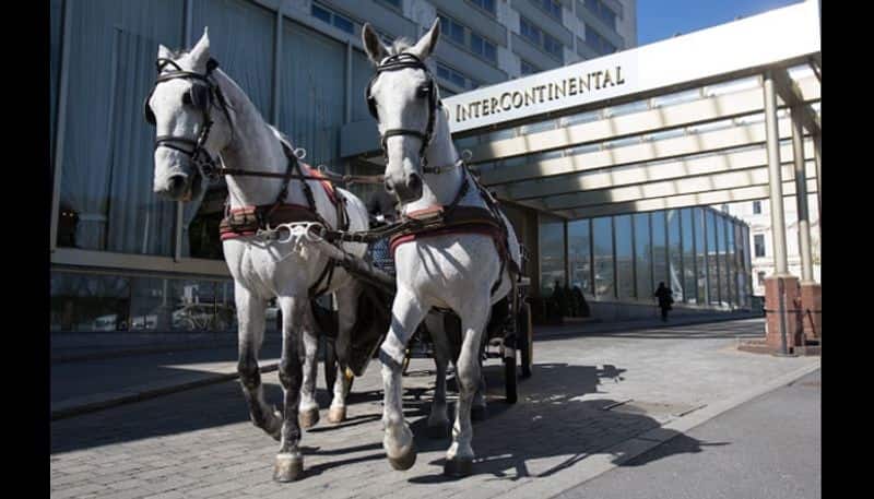 Coronavirus lockdown Horse-drawn carriages deliver food to senior citizens in this city