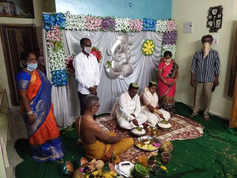corona virus:seven guests attended for wedding in visakhapatnam