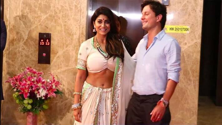 Shriya Saran with her husband funny video goes viral Shriya Saran with her husband funny video goes viral
