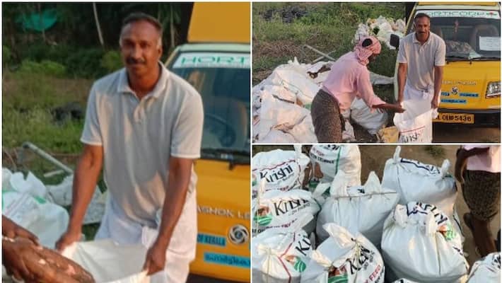 Covid 19 farmer donate 10000 kg tapioca to cmdrf Covid 19 farmer donate 10000 kg tapioca to cmdrf