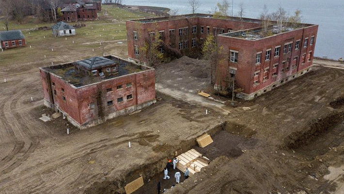 Coronavirus... New York hires labourers to bury dead in Hart Island potter Coronavirus... New York hires labourers to bury dead in Hart Island potter