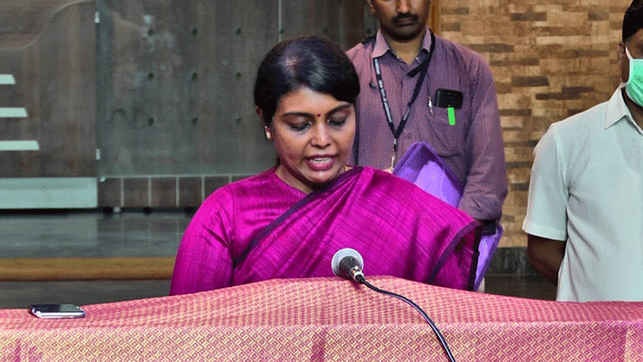 Health Secretary beela rajesh press meet Health Secretary beela rajesh press meet