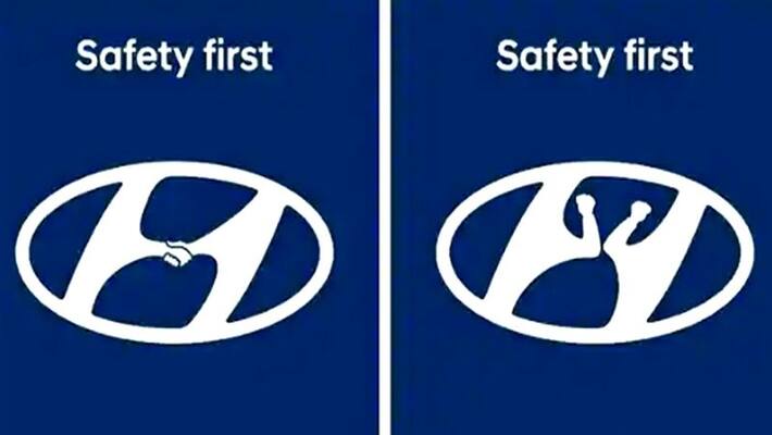 Hyundai Also Tweaks Logo To Promote Social Distancing Hyundai Also Tweaks Logo To Promote Social Distancing