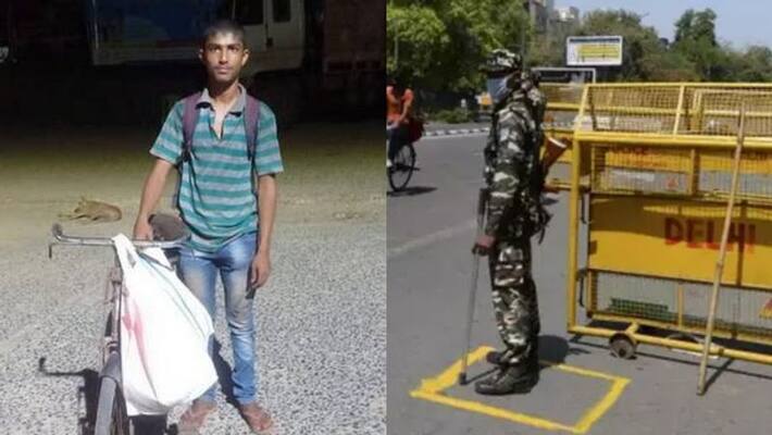 Covid 19 Lockdown India Migrant worker cycles 1700 km to reach home Covid 19 Lockdown India Migrant worker cycles 1700 km to reach home