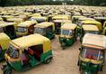 Taxi auto-rickshaw are returning to their original place