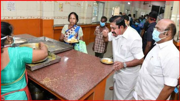 Salem Admk will distribute free food for people in Amma Canteens, says cm palani samy Salem Admk will distribute free food for people in Amma Canteens, says cm palani samy