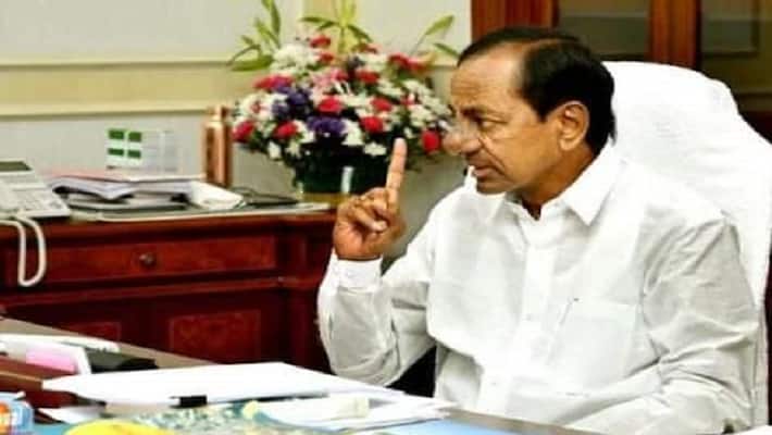 Telangana CM KCR meets union minister Gajendra shekhawat Telangana CM KCR meets union minister Gajendra shekhawat