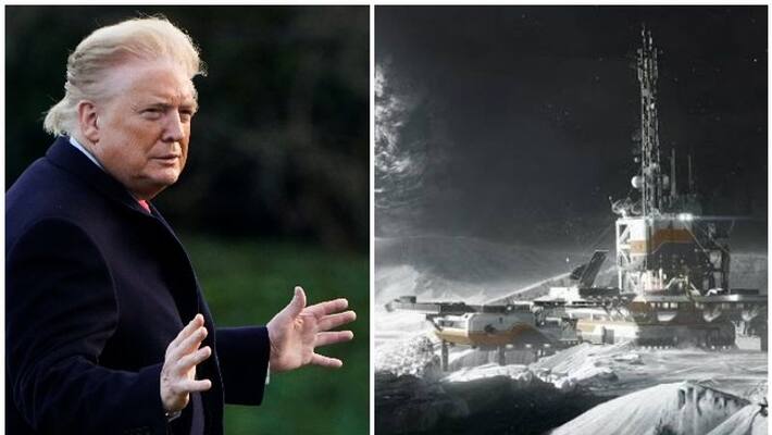 president trump signs executive order for space mining in moon amid covid 19 blues president trump signs executive order for space mining in moon amid covid 19 blues