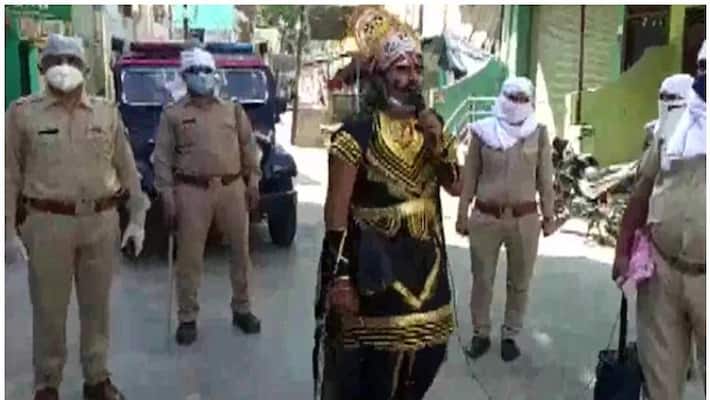 up police awareness project with yamaraj on covid 19 up police awareness project with yamaraj on covid 19