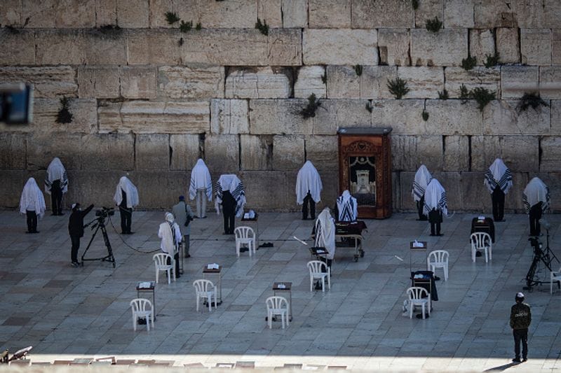  Western Wall in the Old City of Jerusalem.
