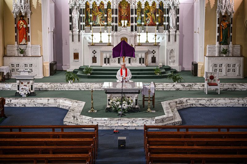 St John the Baptist church Port Glasgow, Scotland.
