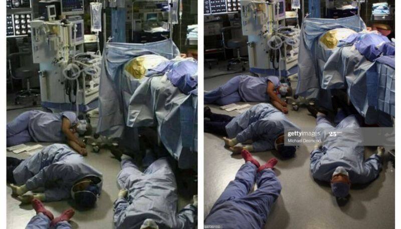 Fake photo circulationg as doctors in Italy who died due to COVID 19