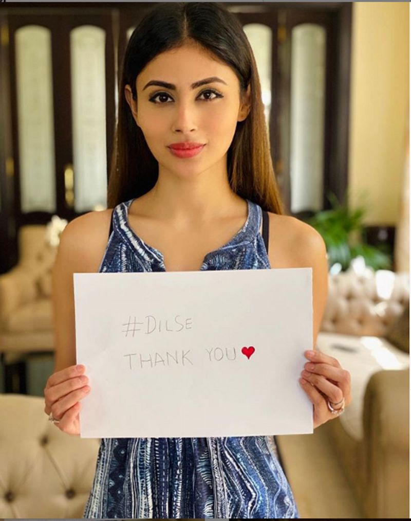 Mouni Roy, who started her Bollywood career in Gold with Akshay Kumar, wrote- My heart goes out to the police, doctors, nurses, other medical staff, municipal workers, NGOs, volunteers, vendors and building guards on behalf of me and my family.
