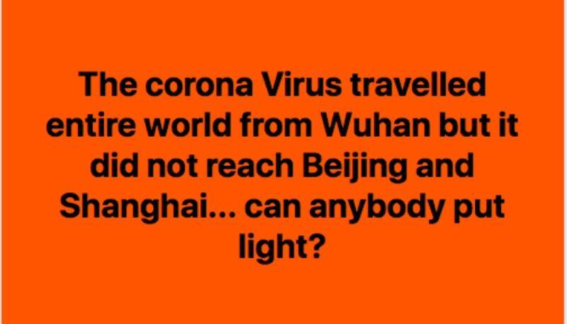 IS beijing and shanghai are untouched covid 19