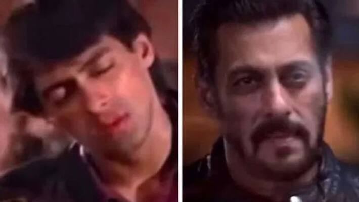 Salman Khan shows how to avoid a kiss in this quarantine days Salman Khan shows how to avoid a kiss in this quarantine days