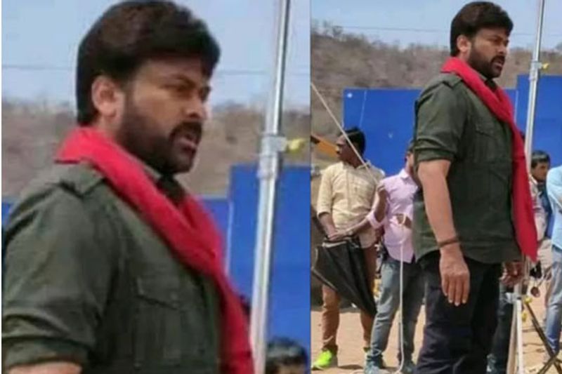 Chiranjeevi plays a professor in Acharya Movie