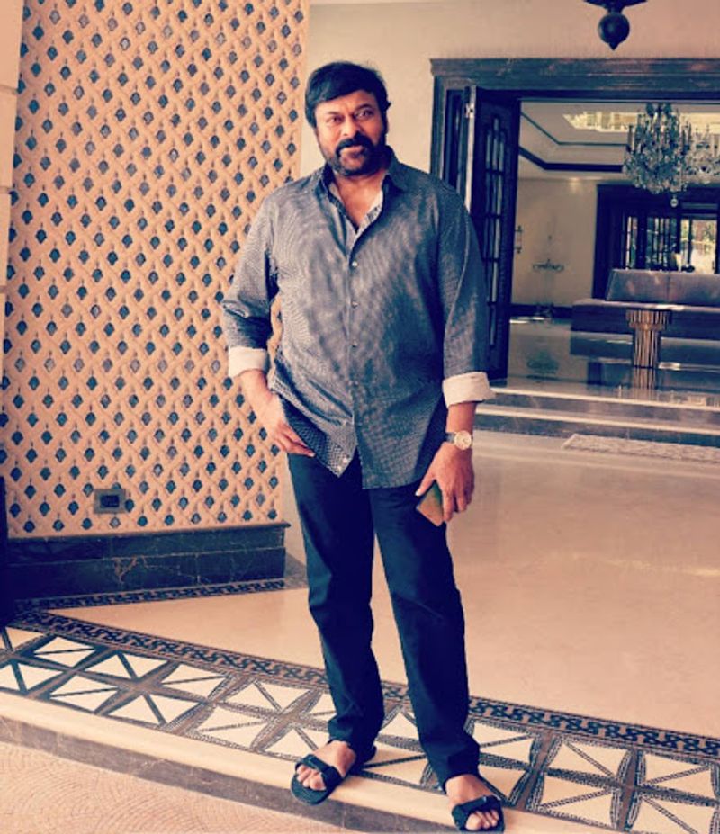 Chiranjeevi plays a professor in Acharya Movie
