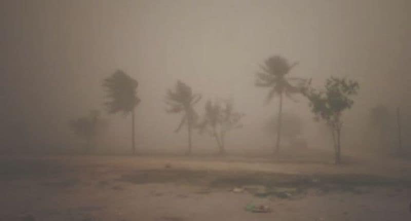 Heavy cyclonic storm lashed Guwahati and many other parts of Assam