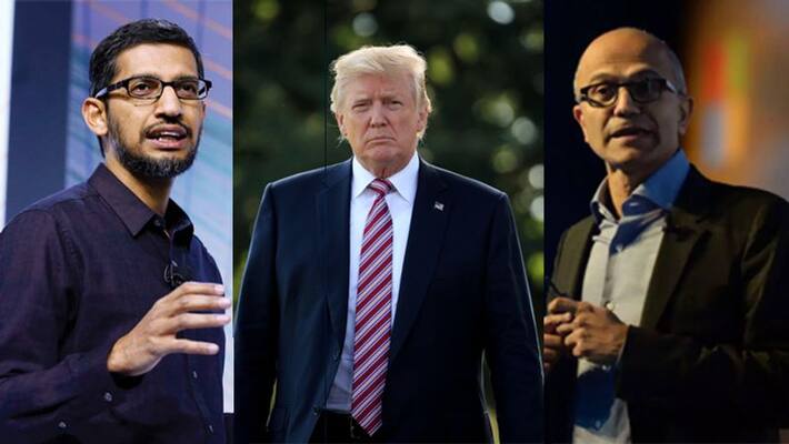 Trump names Sunder Pichai, Satya Nadella, four other Indian-Americans to Great American Economic Revival Industry Groups Trump names Sunder Pichai, Satya Nadella, four other Indian-Americans to Great American Economic Revival Industry Groups