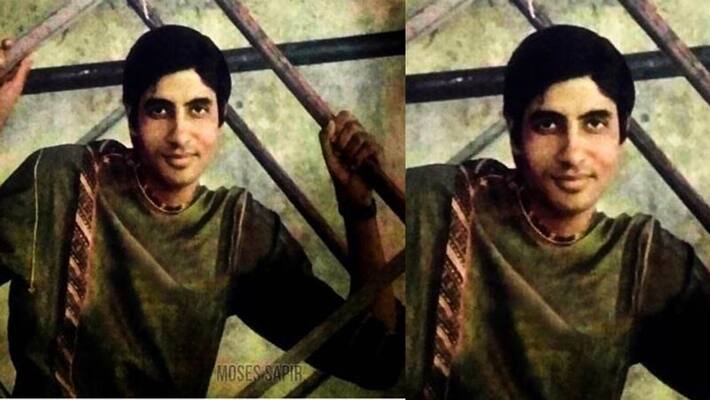 amitabh bachchan shares his first photoshoot picture fans gone carzy KPJ amitabh bachchan shares his first photoshoot picture fans gone carzy KPJ