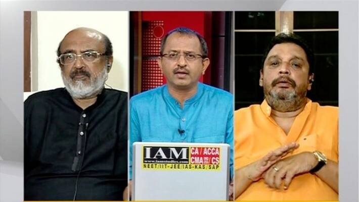 Minister Thomas Isaac Shibu baby john news hour debate covid PK Krishnadas Minister Thomas Isaac Shibu baby john news hour debate covid PK Krishnadas