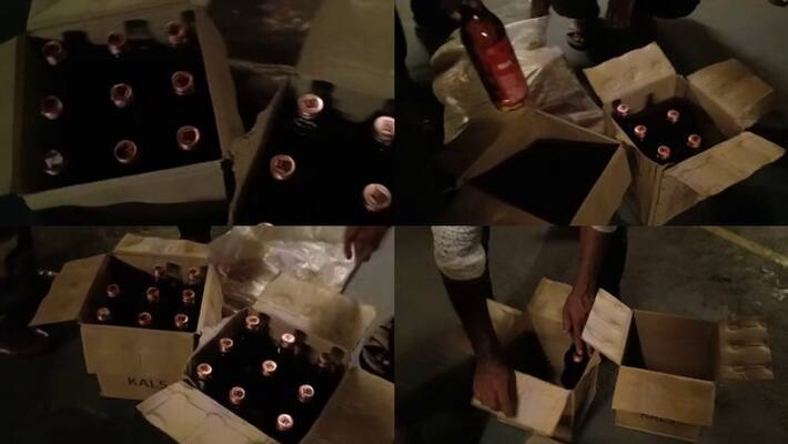 Cops seize 140 cartons of alcohol from school in Vaishali district Cops seize 140 cartons of alcohol from school in Vaishali district