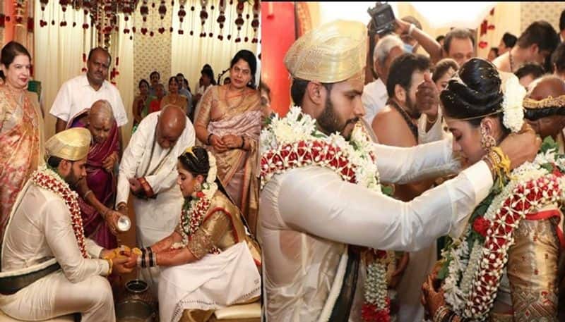 Nikhil Kumaraswamy's wedding: HD Devegowda's grandson ties the knot at 9.30 am